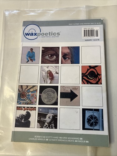 Wax poetics magazine - magazine, 1